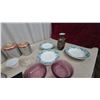 Image 8 : Vintage Copper Top Canister Set, Pyrex Bowls