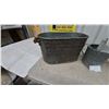 Image 2 : Galvanized Metal Tub, Watering Can