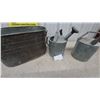Image 3 : Galvanized Metal Tub, Watering Can