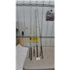 Image 1 : Assorted Fishing Rods: 6 Fishing Rods, Various Lengths and Styles