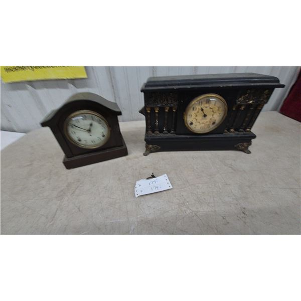 Sessions Mantle Clock and Wood Mantle Clock