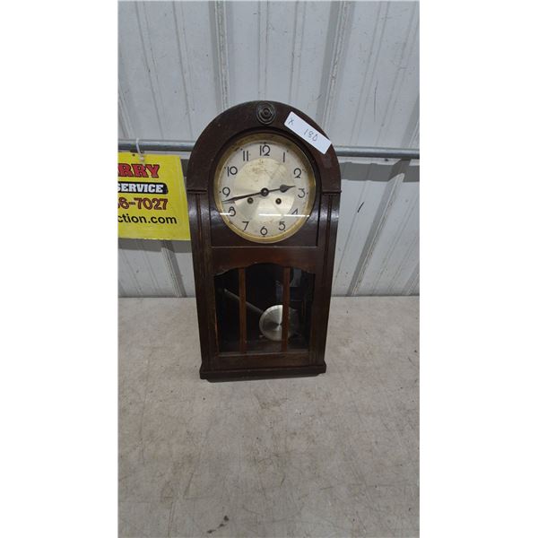 Antique Wall Clock with Pendulum