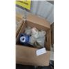 Image 4 : Assorted Vintage Light Fixtures, Shades, and Glassware, 4 Boxes
