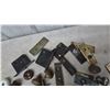 Image 2 : Assorted Antique and Vintage Door Hardware: Doorknobs, Escutcheons, Latches