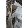 Image 10 : 3 storage tubs with lids of lamp parts and shades