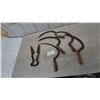 Image 1 : Lot of 5. Hand Sickles and 1 Pair of Shears