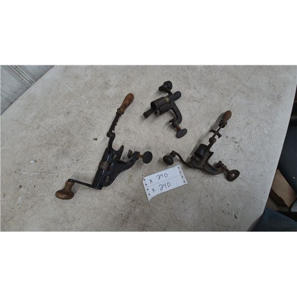 Three Vintage ammo. Reloading tools