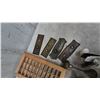 Image 6 : Antique Door Knobs, Latches, and Hardware, with 2 Wood Vents