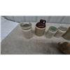 Image 3 : Assorted Stoneware Bottles and Jars, Incl. Jug, Crocks
