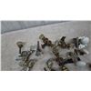 Image 3 : Assorted Glass and Ceramic Door Knobs, Spindles, and Backplates