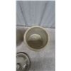 Image 8 : Two Medalta Stoneware Co. Crocks with Lids: 3 Gallon and 2 Gallon