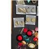 Image 6 : Large Collection of Assorted Vintage Costume Jewelry Including Zachary Spencer Earrings