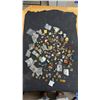 Image 1 : Large Assortment of Collectible Lapel Pins, Souvenir, Organizational