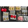 Image 5 : Large Lot of Vintage Zachary Spencer and More Fashion Earrings, 1980s-1990s, on Original Cards