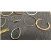 Image 3 : Assorted Costume Bracelets Including Bangles, Cuffs, Hinged, and Link Chain Styles