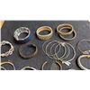 Image 8 : Assorted Costume Bracelets Including Bangles, Cuffs, Hinged, and Link Chain Styles