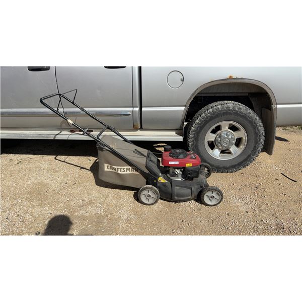 Craftsman Push Mower with Honda GCV 160 Engine and Grass Catcher