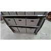 Image 6 : Collapsible Fabric Storage Unit with 12 Fabric Bins