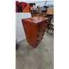 Image 2 : Tapered Chest of Drawers with 4 Drawers and Wooden Knobs, 42”×28”×18”