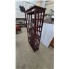 Image 2 : Mission Style Dark Wood 4-Tier Bookcase. 63”×30”×12”