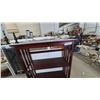 Image 4 : Mission Style Dark Wood 4-Tier Bookcase. 63”×30”×12”