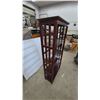 Image 7 : Mission Style Dark Wood 4-Tier Bookcase. 63”×30”×12”