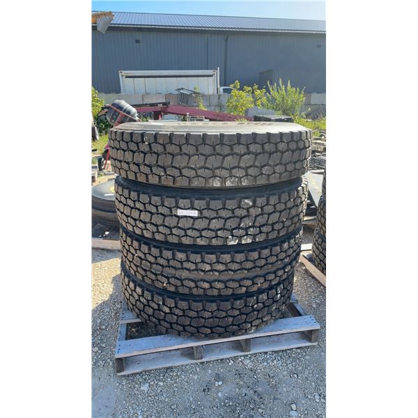 4 BFGoodrich 11 R24.5 STS56 Tires