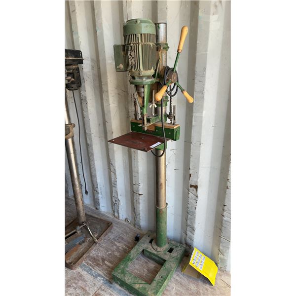 Leroy-Somer Mortise Machine, 1984, 220/380V, 50Hz, 2.2kW, with Bits and Stand