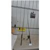 Image 1 : Two Fishing Rods: Hawk GR2000 and Zebco 33 Spinning Reels