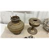 Image 3 : Antique Oil Lamp Fonts, Dover No. C 822 Sad Iron, Burners, Chafing Dish Stand