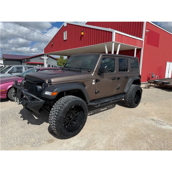 2018 Jeep Wrangler Unlimited Sport 4x4 – Safetied, Custom Wrap, XRC Winch, 35" Tires, Clean