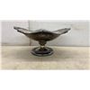 Image 4 : Silver-Plated Serving Ware Including Footed Compote, Pierced Trays, and Segmented Platter