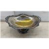 Image 5 : Silver-Plated Serving Ware Including Footed Compote, Pierced Trays, and Segmented Platter