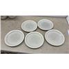 Image 3 : Off-White Ceramic Dinnerware Set With Crazed Glaze, Plates and Bowls, 21 Pieces