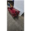 Image 2 : Millside Red Folding Wagon with Steering Handle all season wheels and interchangeable skis