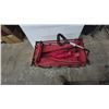 Image 4 : Millside Red Folding Wagon with Steering Handle all season wheels and interchangeable skis