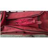 Image 5 : Millside Red Folding Wagon with Steering Handle all season wheels and interchangeable skis