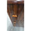 Image 5 : Art Deco Style Chest of Drawers with 5 Drawers and Wood Pulls. 45”×32”×18”