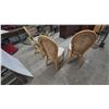 Image 7 : Rattan and Glass Dining Table with Three Rattan Dining Chairs