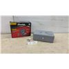 Image 1 : Master Lock Cash Box with Steel Construction, Security Lock, and 7-Compartment Plastic Tray