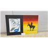 Image 1 : Two Indigenous Paintings, Signed Elvis Antozne