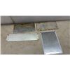 Image 2 : Four Metal Modern Novelty Signs, Largest, 12 × 8”