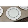 Image 2 : Wedgwood Bone China "Stardust" Pattern Plates with Gold Rim, Made in England, Set of 12