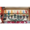 Image 5 : Vintage NOMA Bubble-Lites Christmas Lights, Glass Ornaments, Pinecones and Noel Candle Holders
