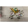 Image 9 : Vintage NOMA Bubble-Lites Christmas Lights, Glass Ornaments, Pinecones and Noel Candle Holders