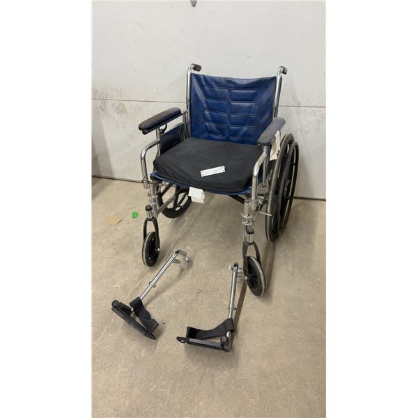 Invacare Tracer EX2 Manual Wheelchair with Detachable Swing-Away Legrests and Seat Cushion