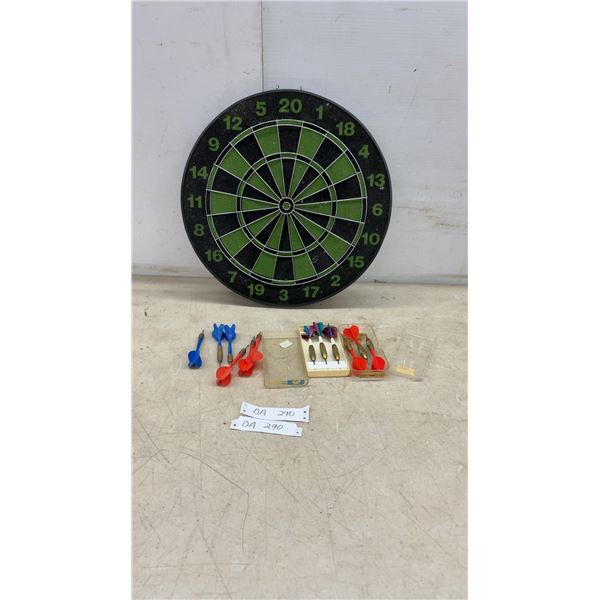 Cambridge Sport Double-Sided Dartboard with Assorted Darts