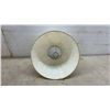 Image 5 : Three Off-White Lamp Shades, Two Large Cylindrical Drum and One Small Conical Pleated