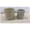 Image 3 : Medalta Stoneware Limited 2-Gallon Crock and Stoneware Crock with Red Wing Mark
