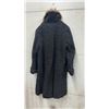 Image 3 : Vintage J. Pilutik Fur Co. Winnipeg Black Persian Lamb Coat with Brown Fur Collar. Sz M-L